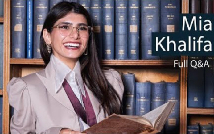 [图]Mia Khalifa: Public Figure and Influencer | Full Q&A | Oxford Union