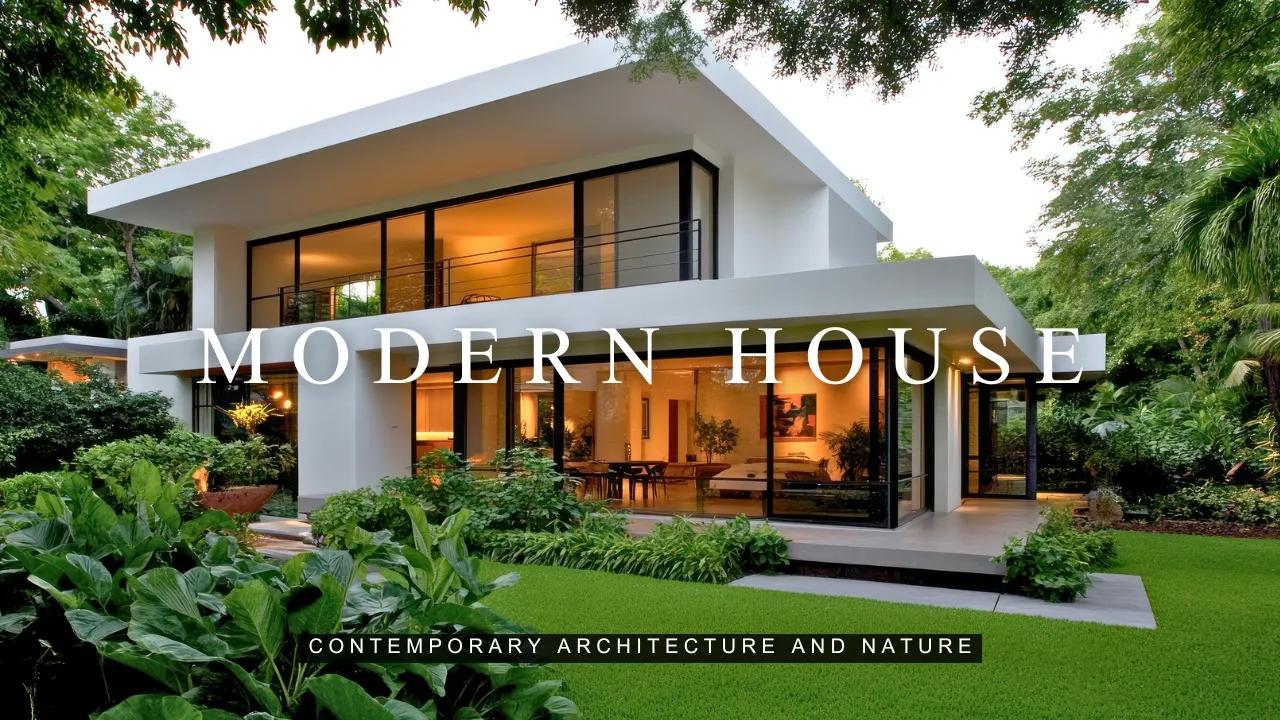 室内外设计Modern Two Story House Design: Embrace Luxury Living Surrounded by Landsca哔哩哔哩bilibili