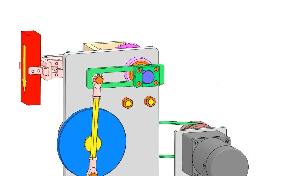 翻转取料机构原理动画