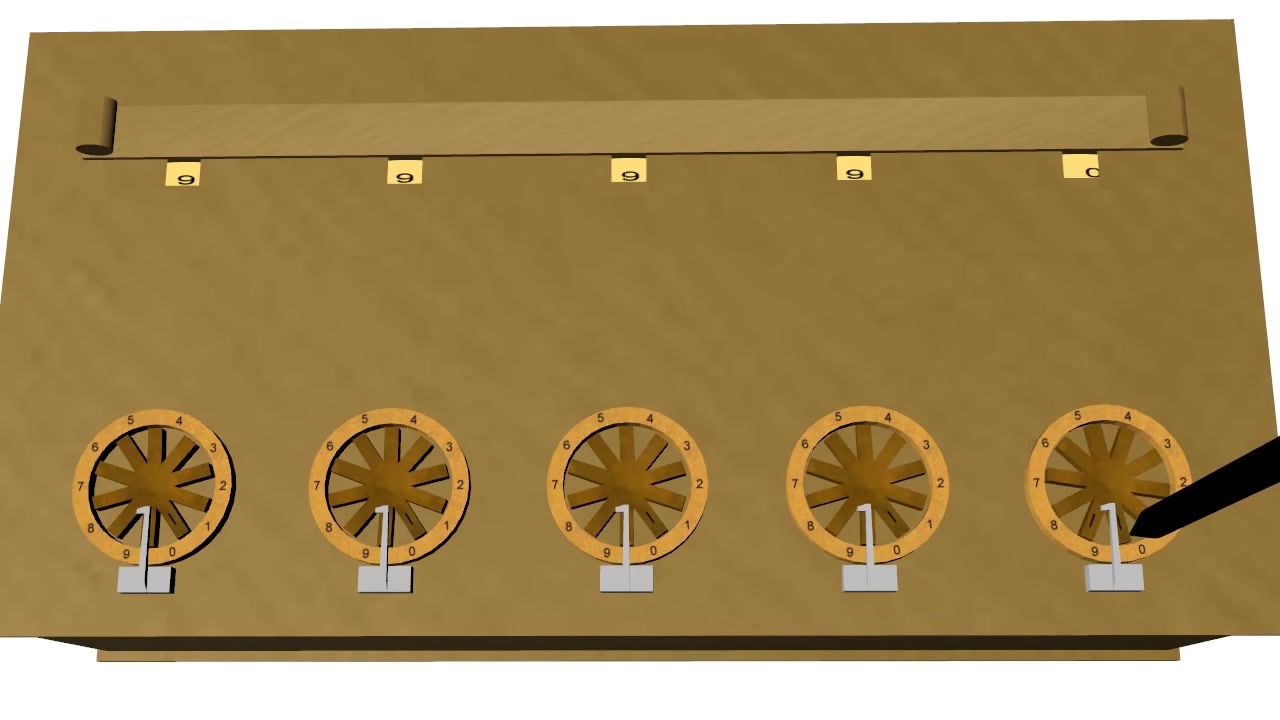 【机械计算器】第九部:滚轮式加法器工作原理(欢迎分享,欢迎白嫖)