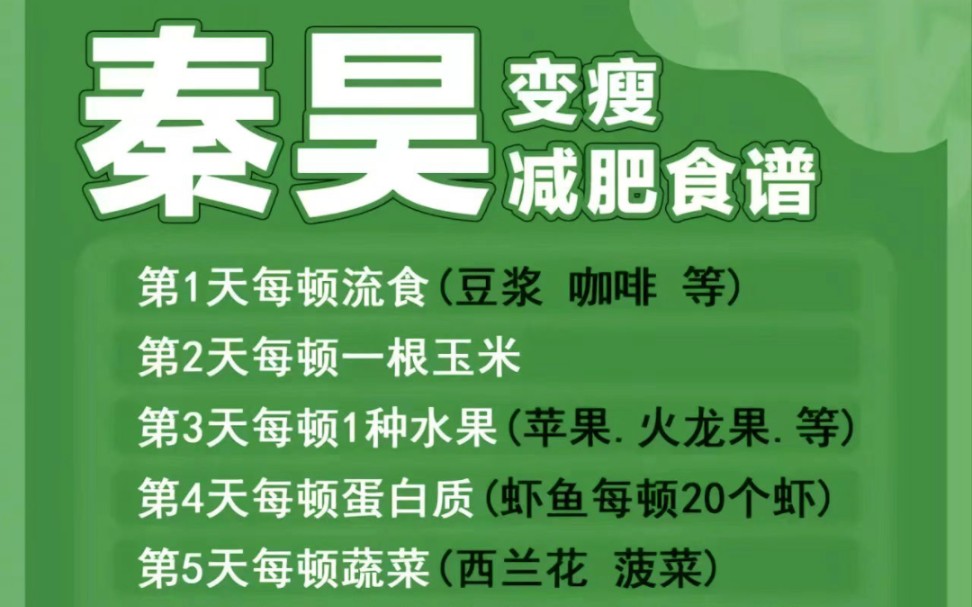 秦昊减肥食谱,秦昊减肥法.分享给大家,夏日已至,大家赶紧行动起来吧!哔哩哔哩bilibili