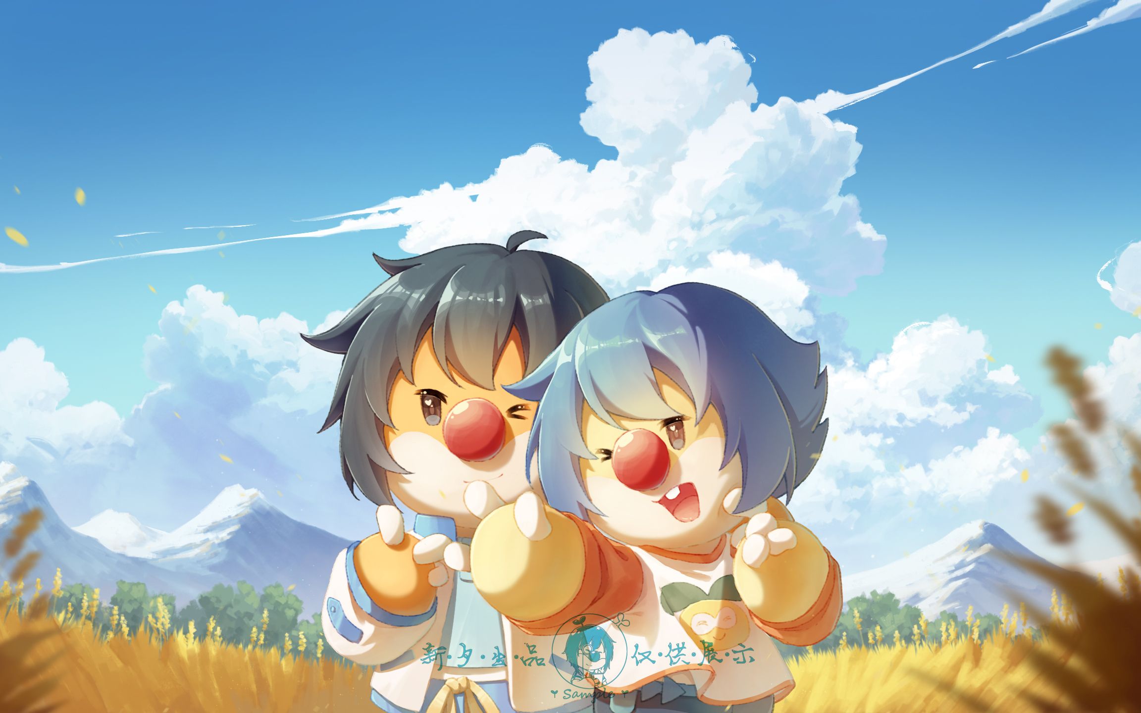 ( 摩尔庄园 / 旧图重绘 )熟悉的场景,如旧的你