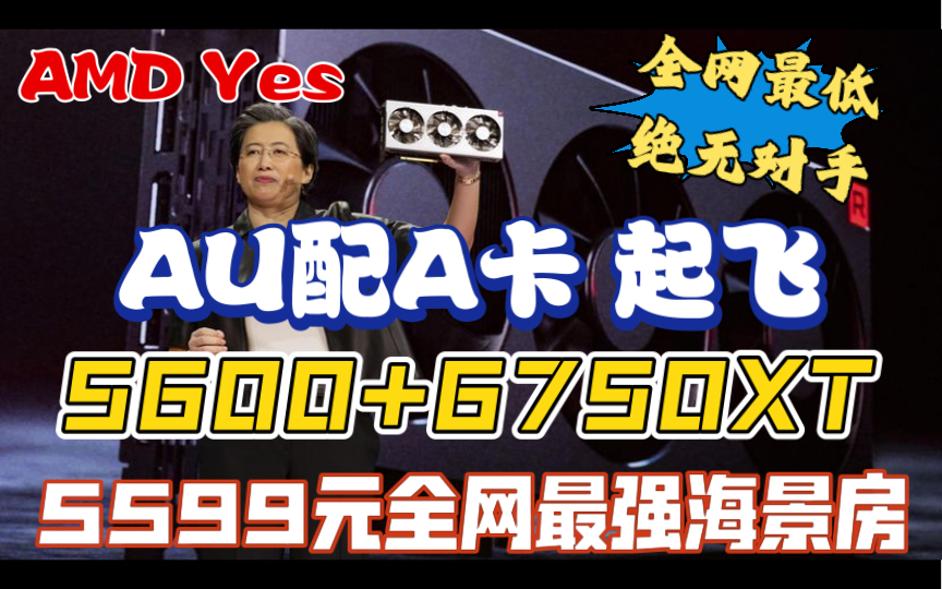 全网无敌最强海景房游戏电脑主机5599元AMD锐龙R5 5600搭配华硕RX6750XT 12G 游戏3A畅玩.还支持全国免费上门售后服务哔哩哔哩bilibili