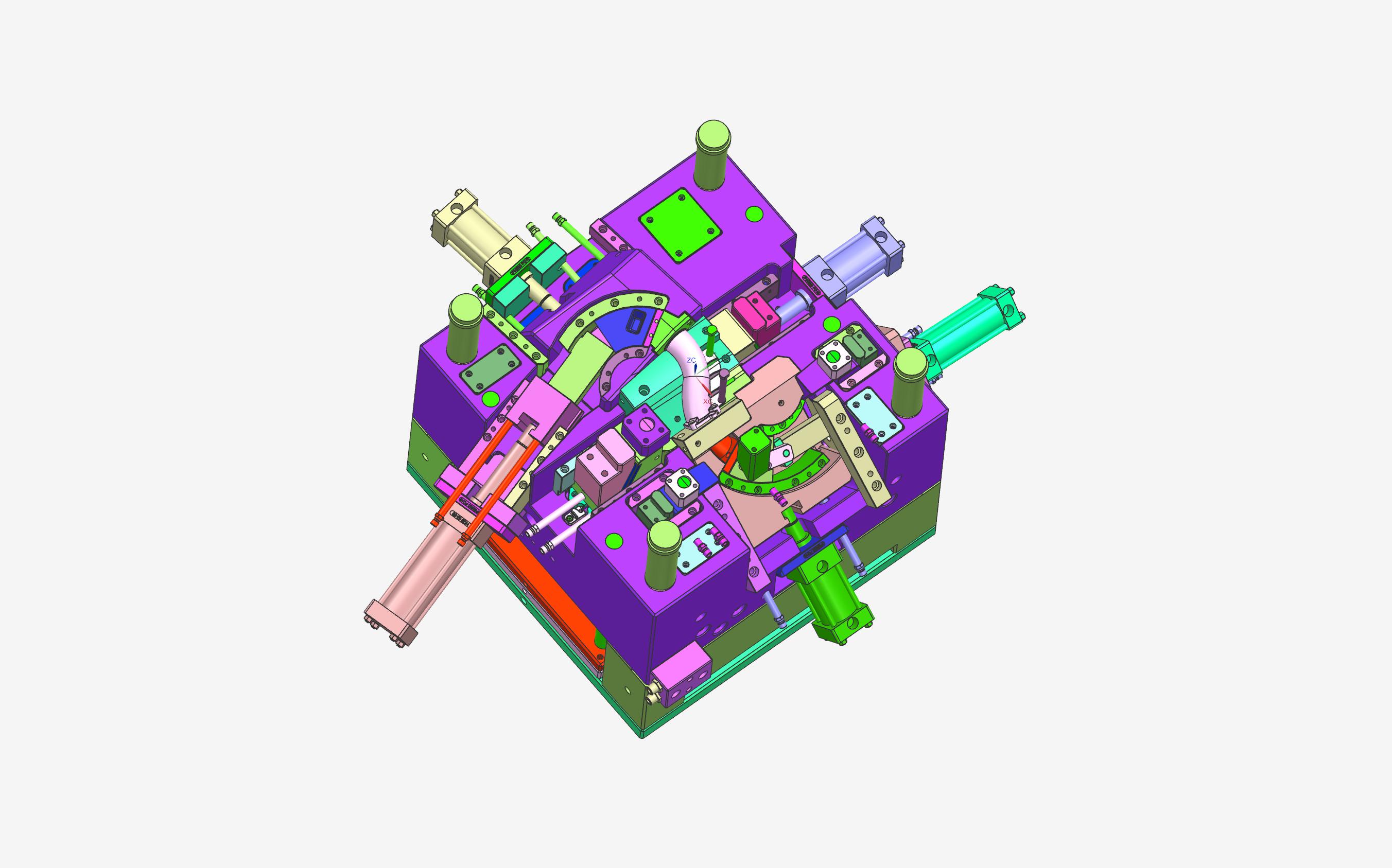 12种有趣的注塑模方销抽芯机构 你了解多少? 【ug模具设计】