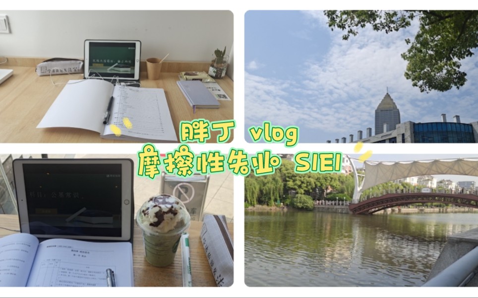 【胖丁vlog】摩擦性失业S1E1|新手拍摄|经济+党史|自习室vs星巴克哔哩哔哩bilibili