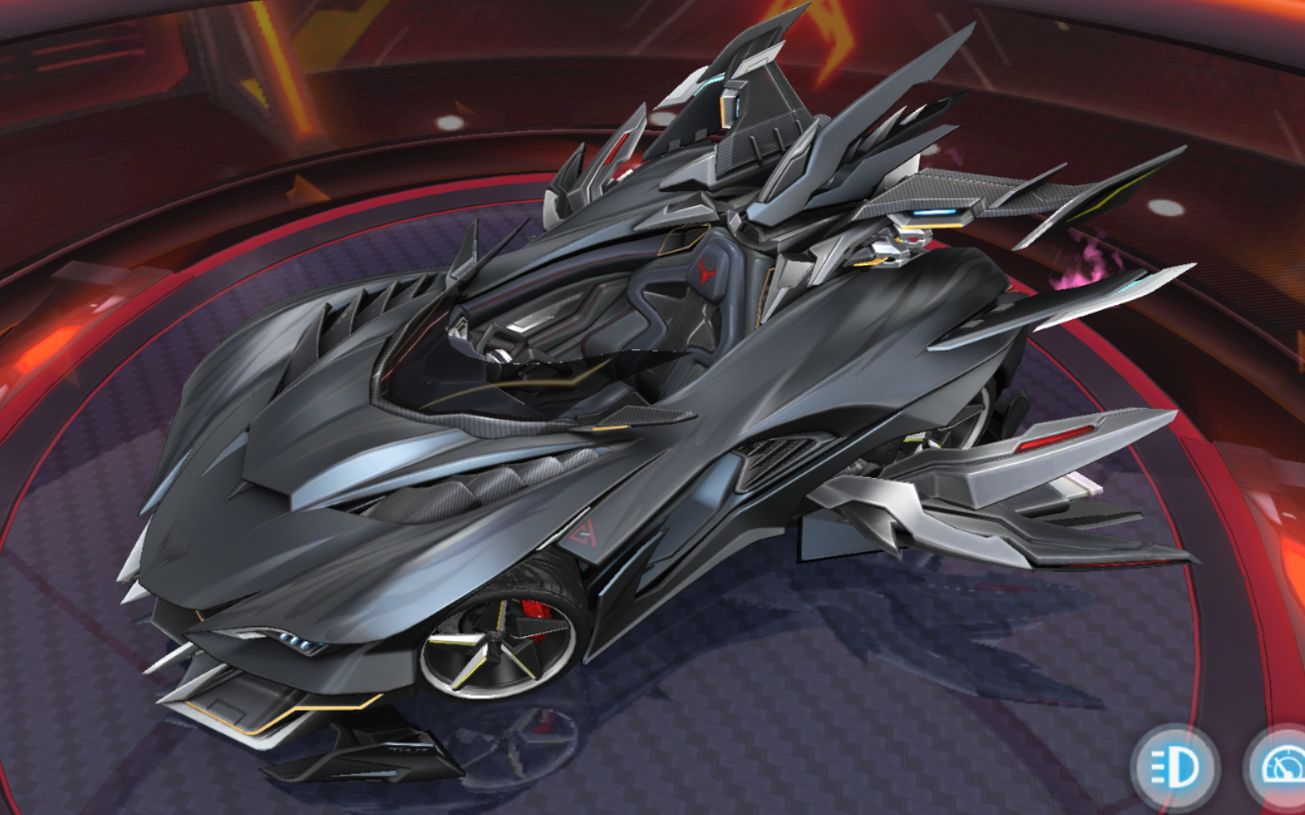 裁决者(已黑化)!特洛伊五喷变形a车黑武士改模试跑_qq飞车