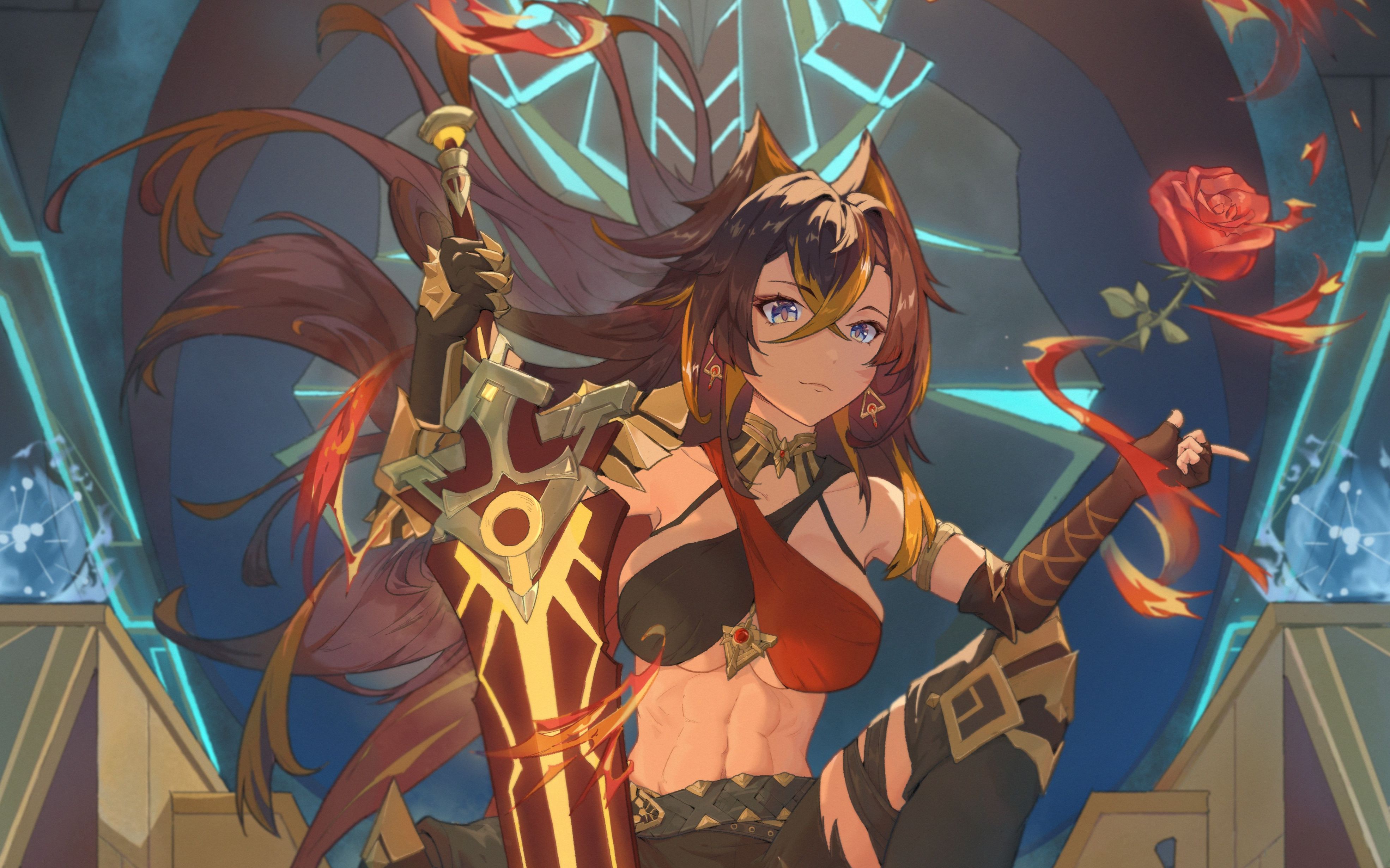 【原神/迪希雅】要不你对我笑一个,就当是报酬了,my lady