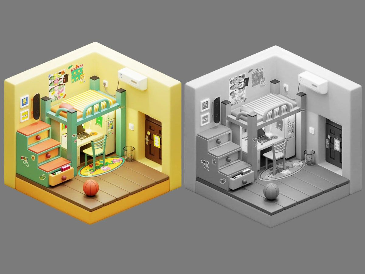 【3dmax场景建模】简单室内场景建模详细教程 -3dmax基础教程,适合