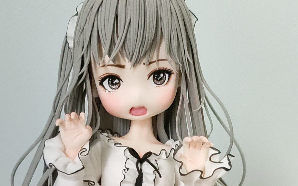 超轻粘土手工手办二次元小美女