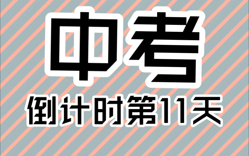 【励志向】献给中考冲刺的你