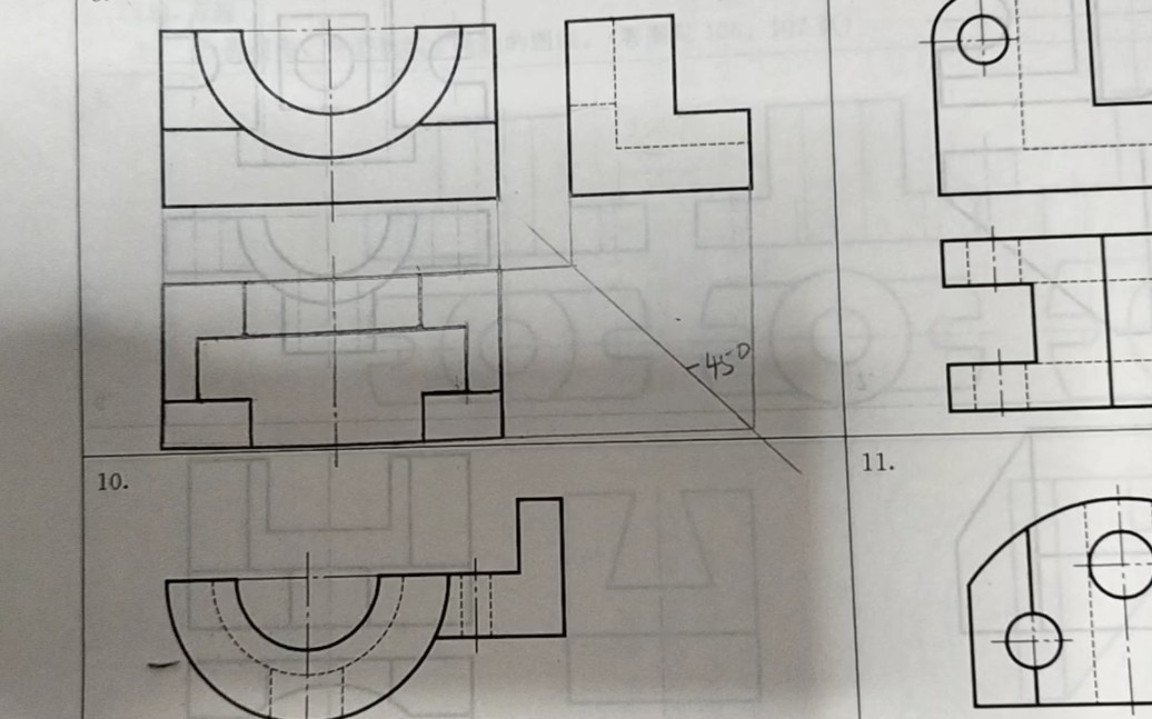 补画主视图图片