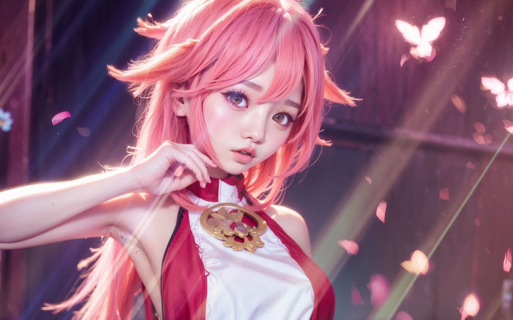 【ai coser】原神-八重神子-快来呦~小可爱~!