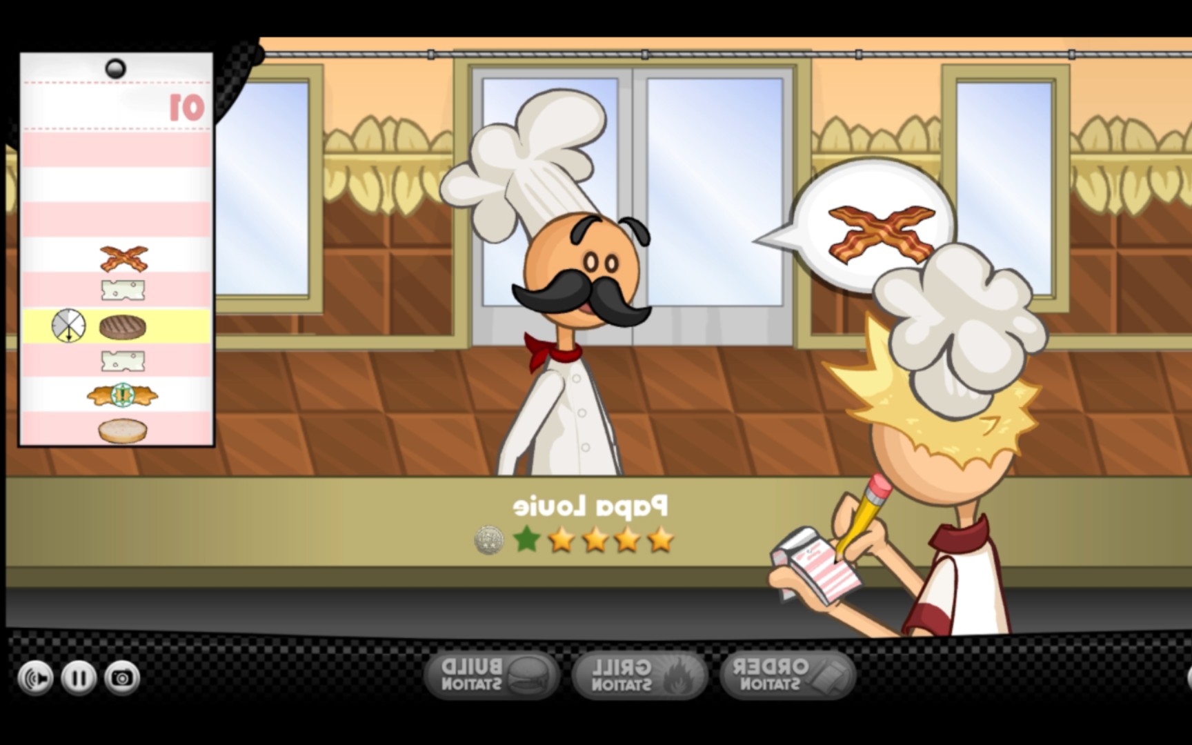 老爹汉堡店hd第144天最后一个金牌完成全顾客金牌三星成就