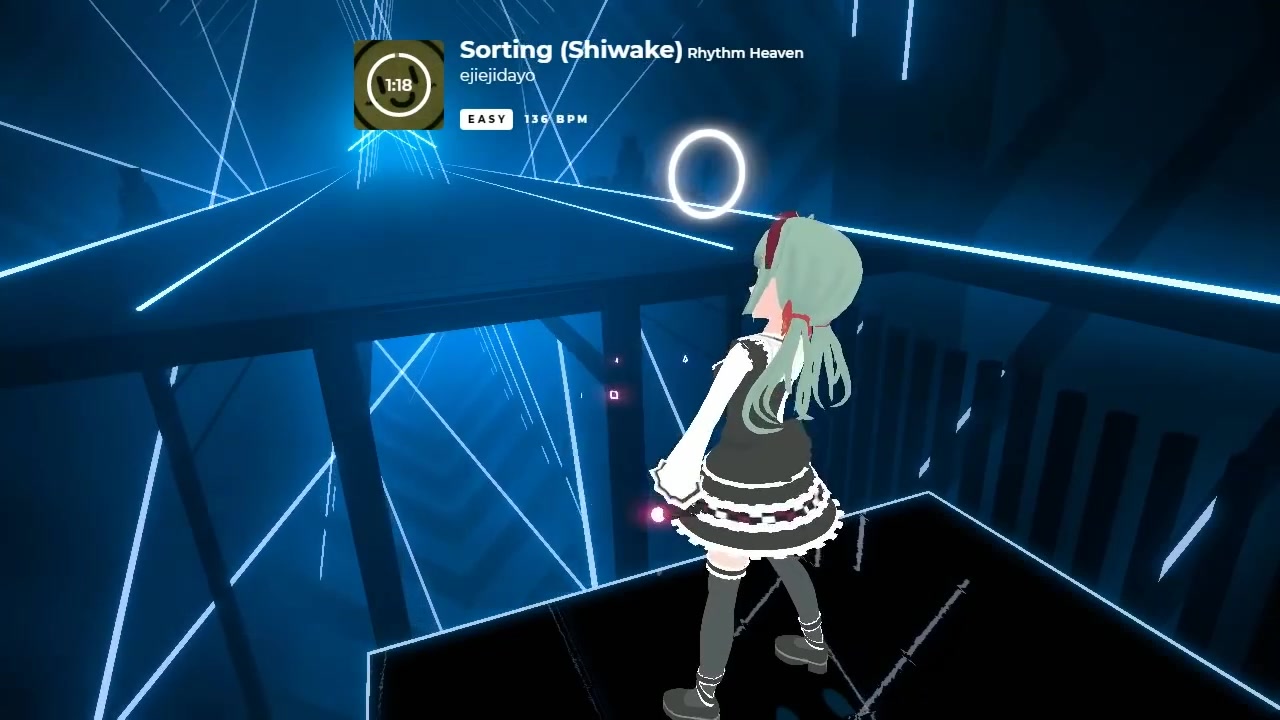 [图]【Beat Saber】拳击模式，莫名的想笑。哈哈哈