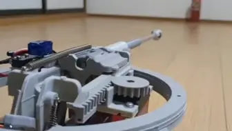 用于模型坦克的火炮系统