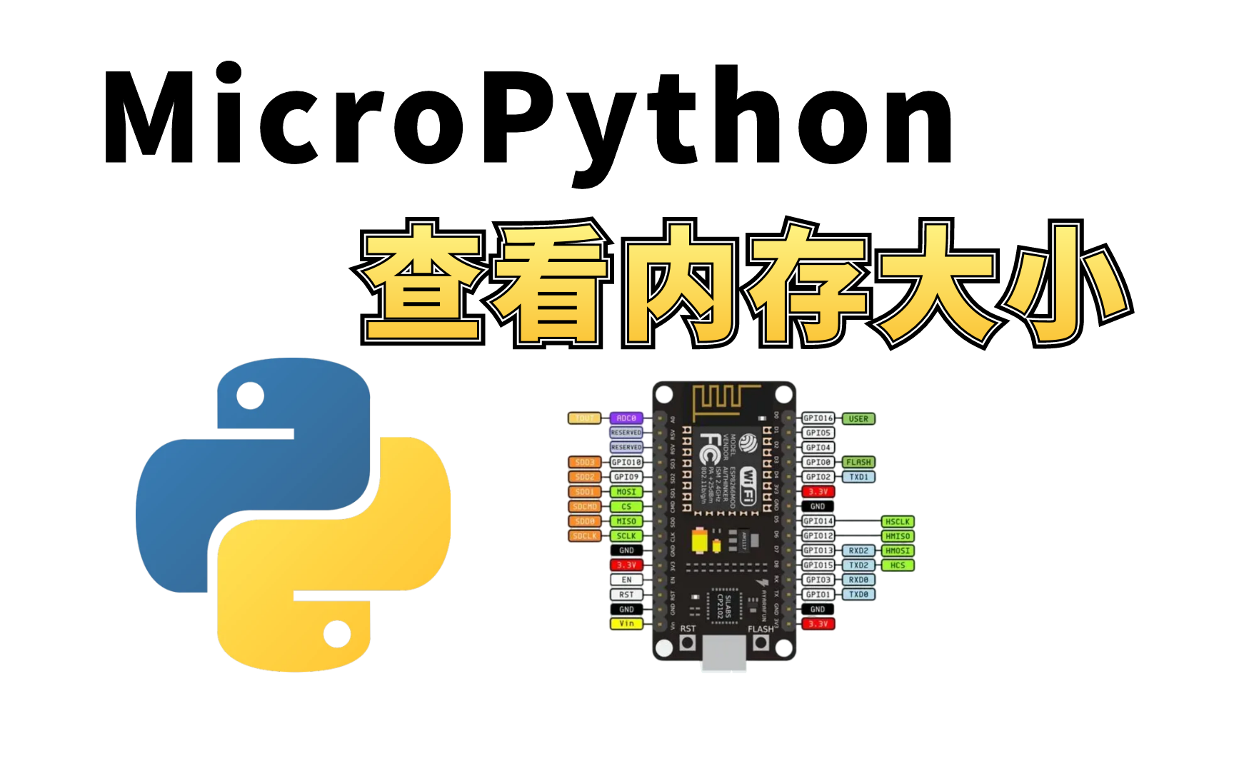 MicroPython 查看内存、外存大小 ESP32、ESP8266哔哩哔哩bilibili