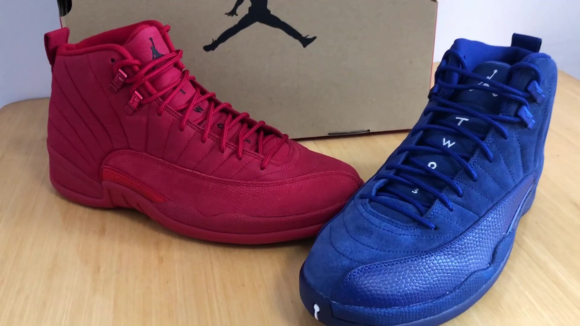 雪叔鞋评aj12gymred健身红开箱测评