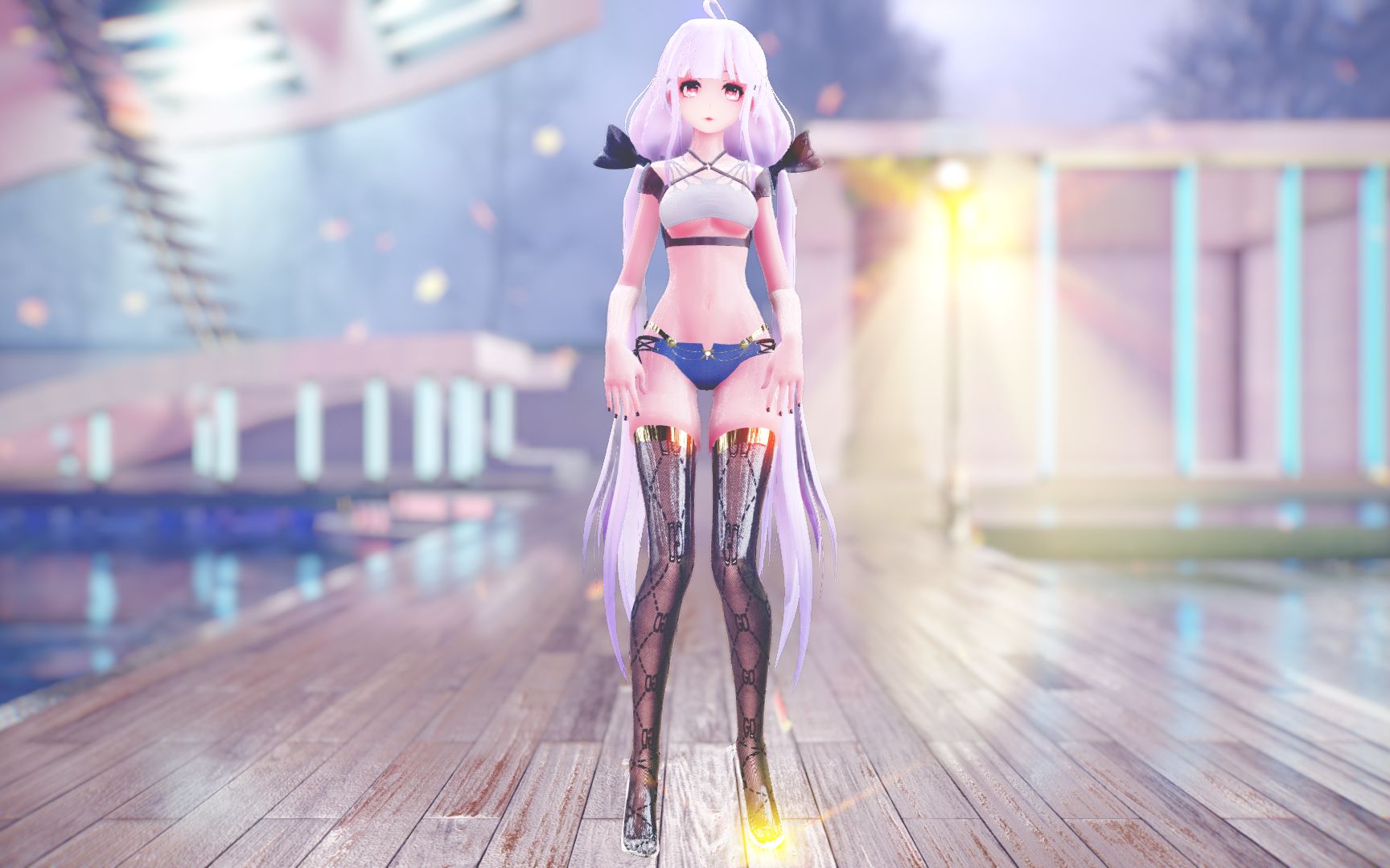 【弱音mmd/2k】可爱性感小弱音跳73sting73