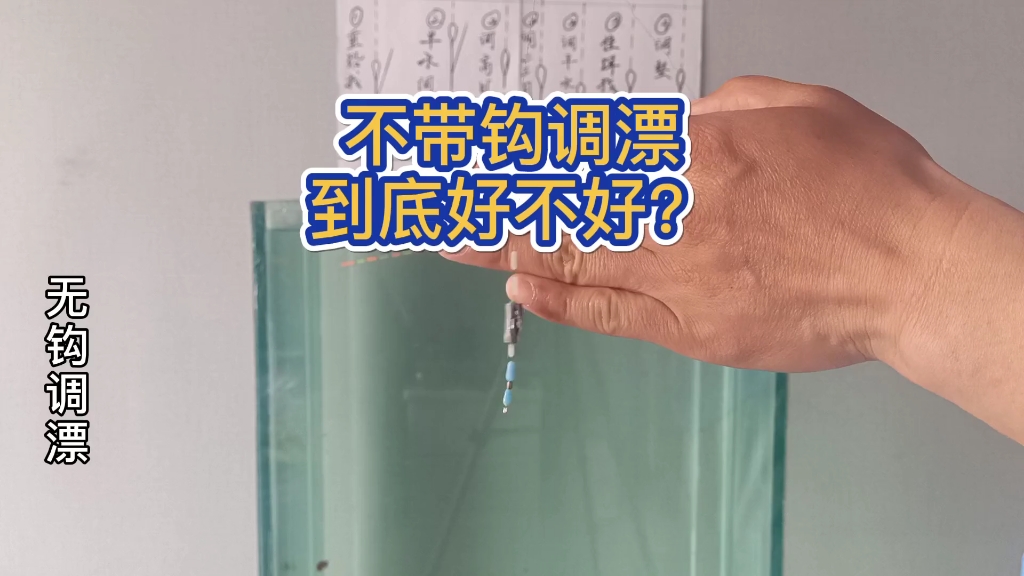 【野钓不带钩调漂你试过吗?只要钓目不超过调目,八字环就不会触底 哔哩哔哩bilibili