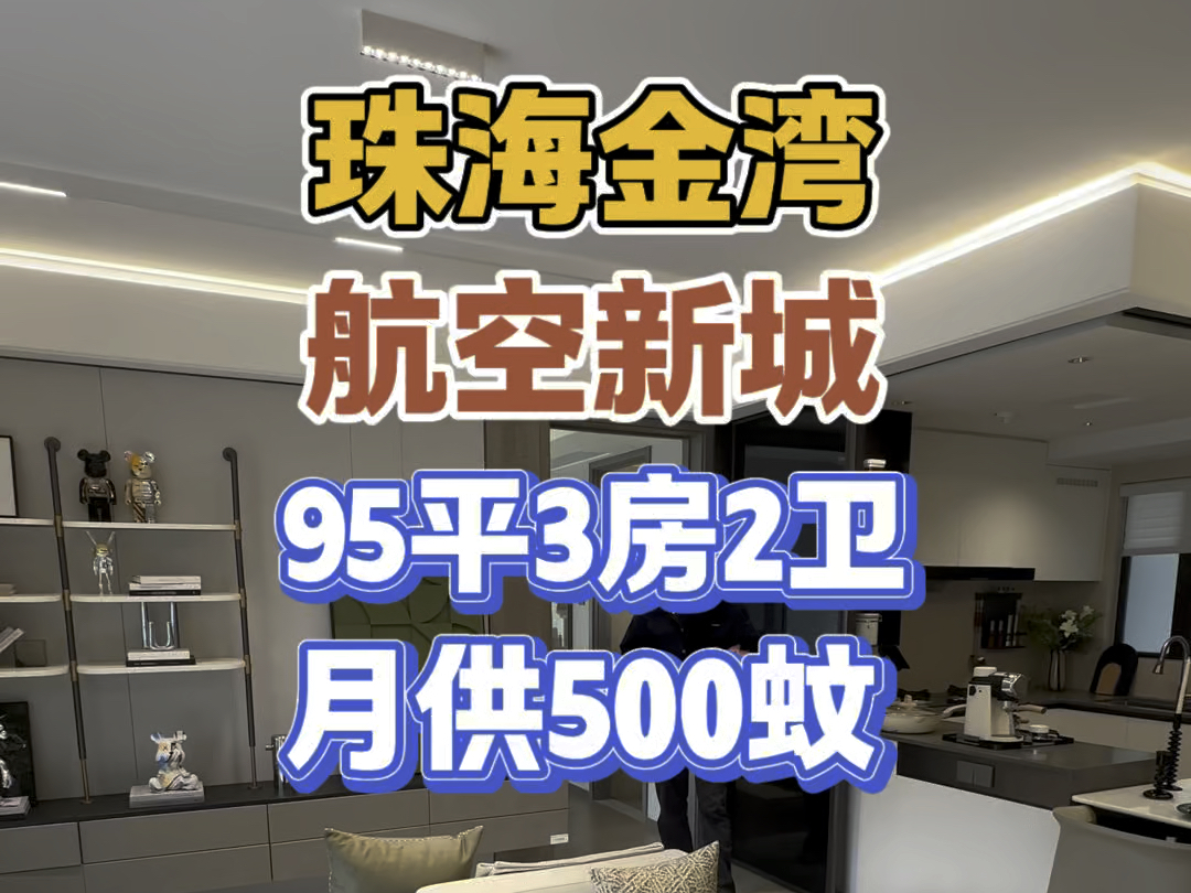 月供500你相信吗?珠海金湾航空新城新项目!哔哩哔哩bilibili