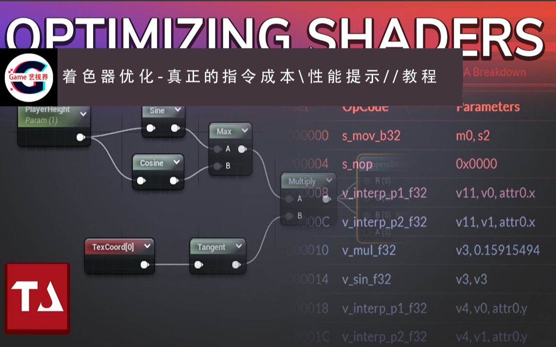 【UE4着色器】着色器优化  真正的指令成本,性能提示//教程哔哩哔哩bilibili