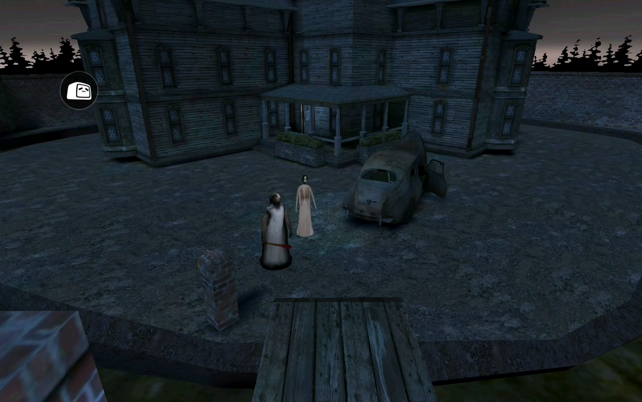 恐怖奶奶3 简单 只有奶奶 场1 过关!