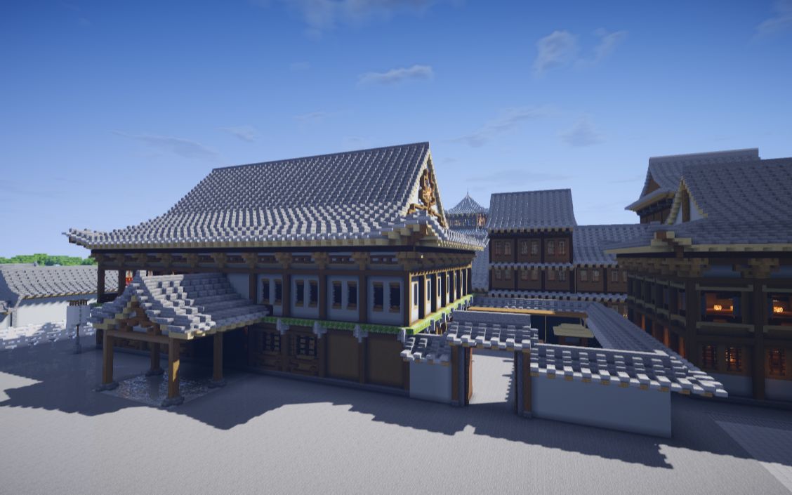 我的世界建筑日记中式建筑第二十一集