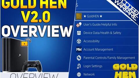 游戏怀旧 Ps4 Gold Hen 2 0 新功能介绍 哔哩哔哩 Bilibili