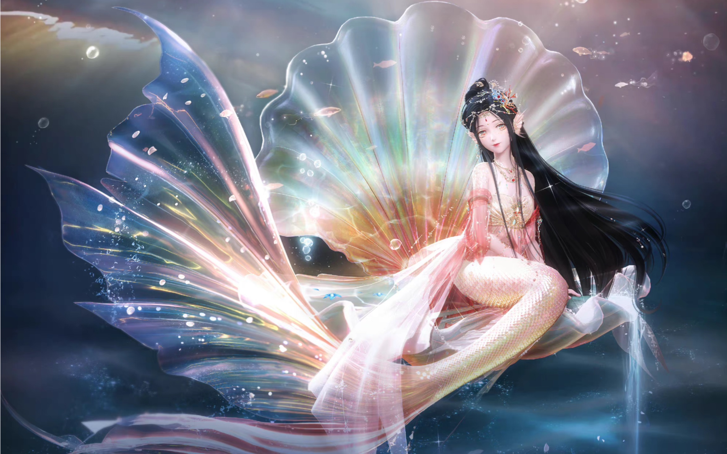 【闪耀暖暖】兔年新年阁鲛人飞鸟抽卡