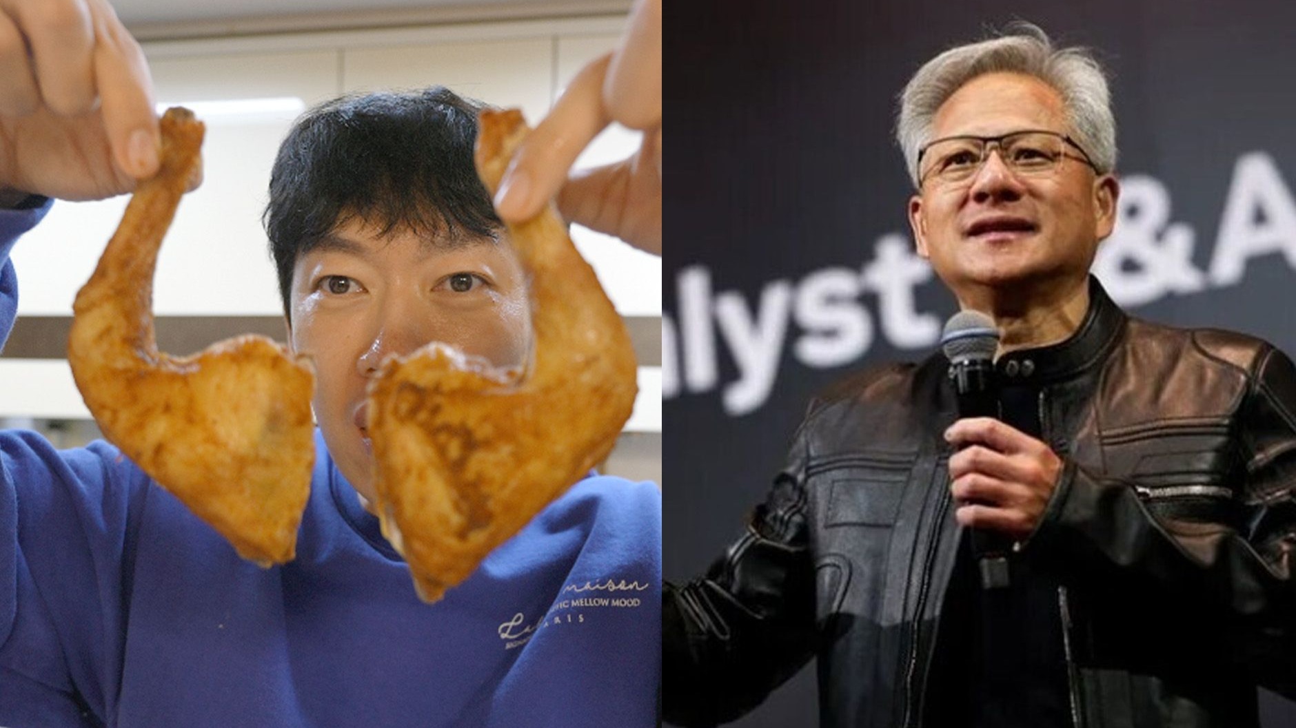 昨晚英伟达CEO黄仁勋在韩国吃的炸鸡, 果然超级好吃! | VLOG | 大耳朵TV
