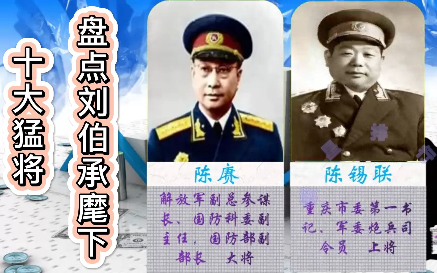 军神元帅麾下,10虎将有多牛?十个人成就了“军神”刘伯承哔哩哔哩bilibili