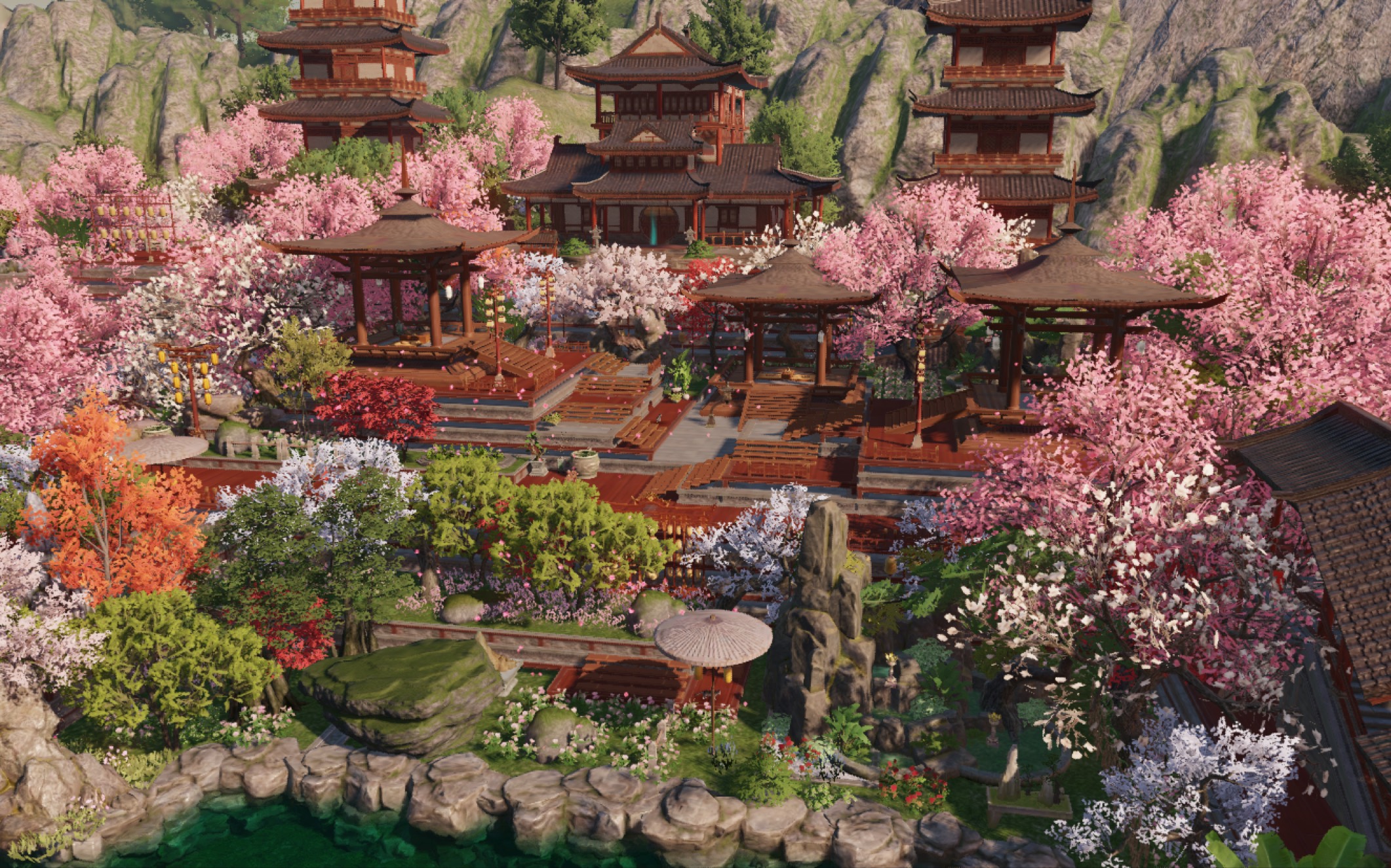 手游天涯明月刀(家园)用脚一点一点扣出的穹宇高楼,不美把jio寄给你