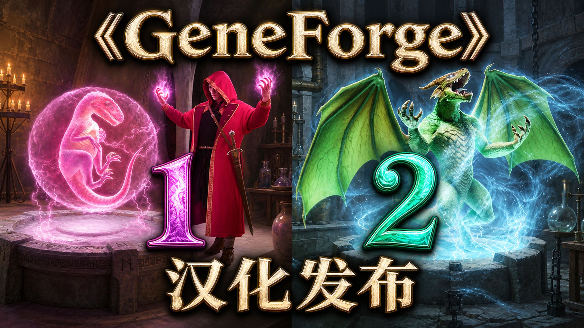 【冷门CRPG个人汉化+推荐】《GeneForge1+2》个人ai汉化测试版发布