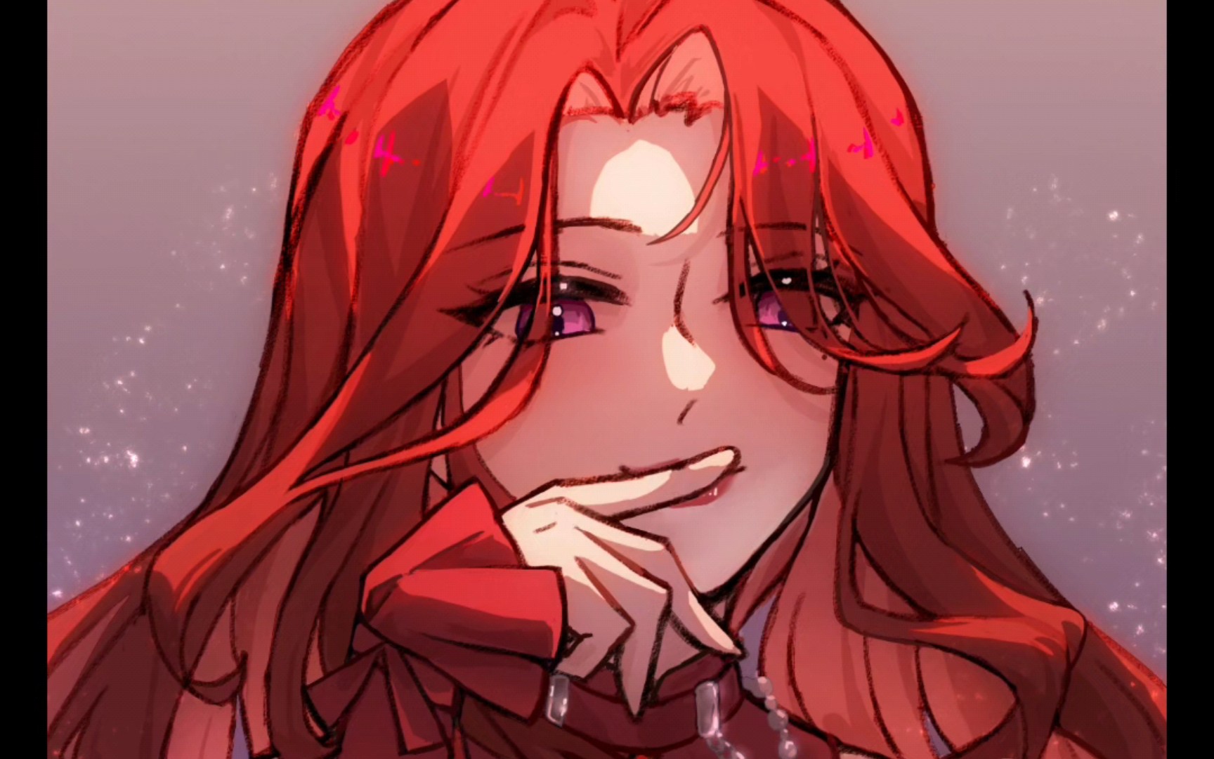 【绘画过程】好喜欢红发和卷发,这个设子真是戳我心巴🤤发一下两张