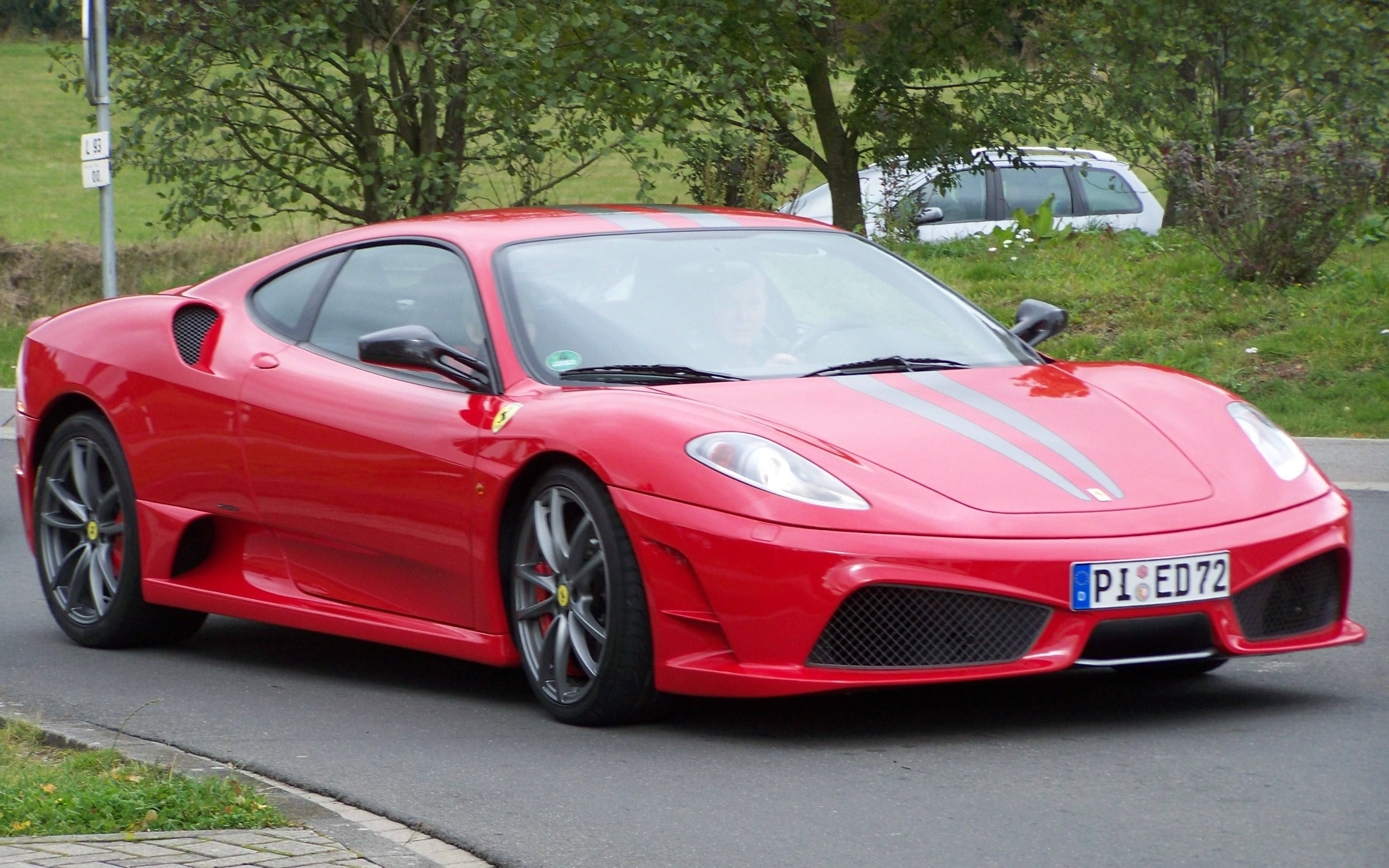 法拉利430改装排气郊外高速狂暴试驾耳机党警告72