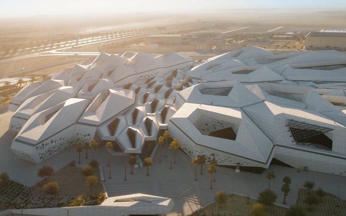 英字/建筑/扎哈哈哈迪德/阿卜杜拉国王石油研究中心zaha hadid