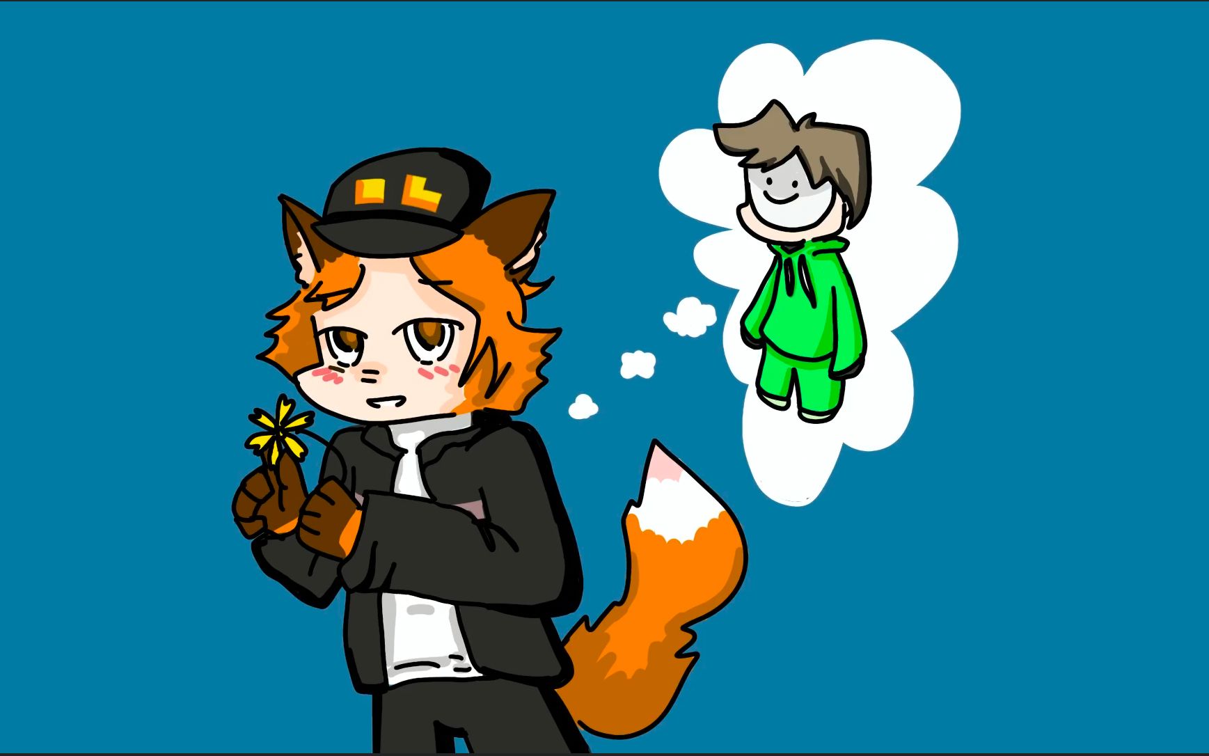 fundy中心向手书|绿色男友:从dream到5up (5undy)_哔哩哔哩_bilibili