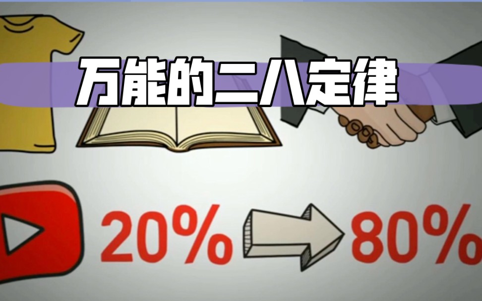 [图]万能的二八定律，教你如何拉开与同龄人的差距