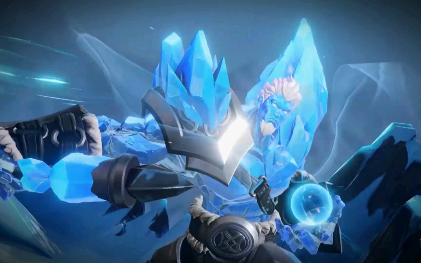 王者荣耀盘古新皮肤-冰霜神祇!