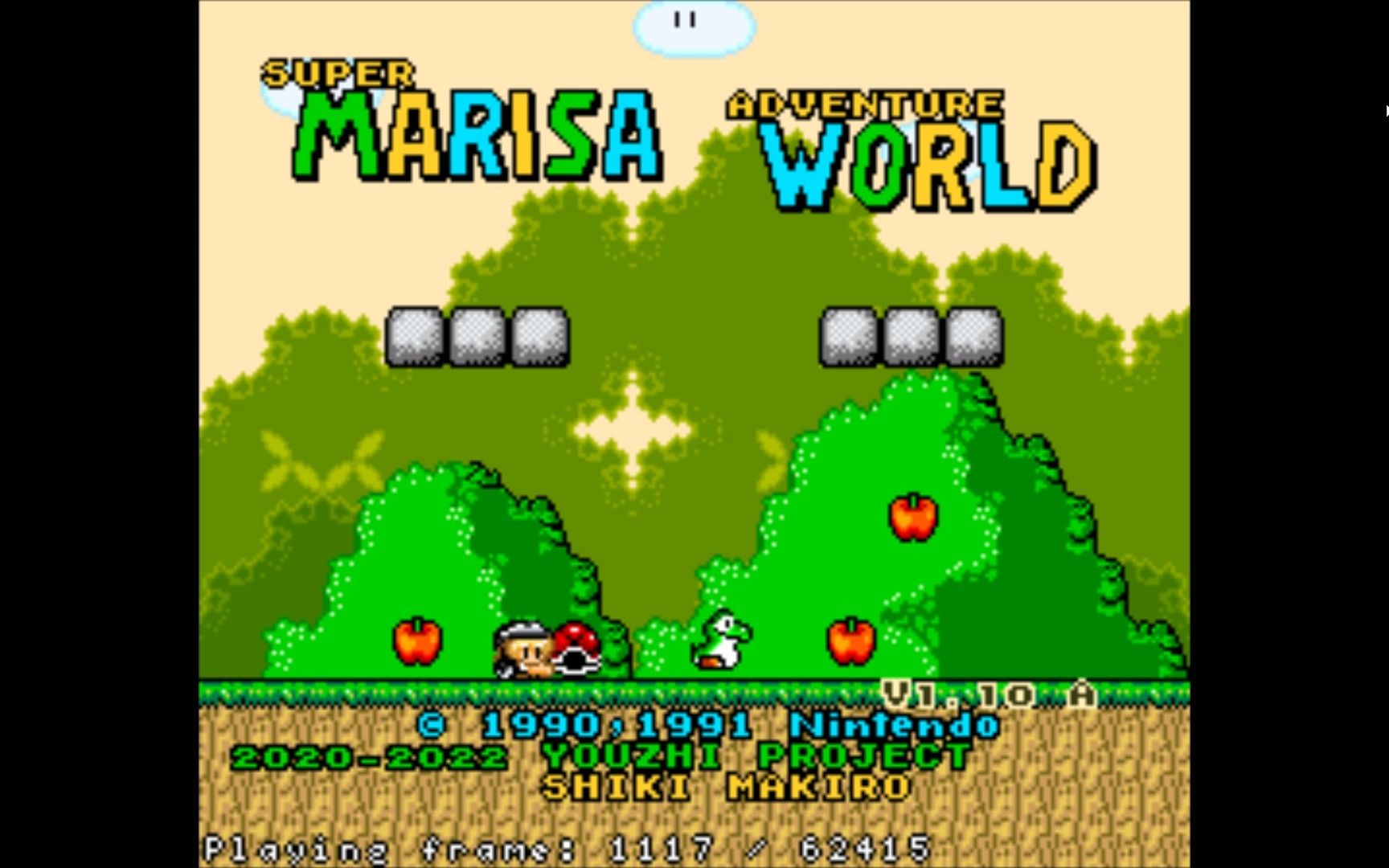 [图]【Super Marisa Adventure World】马里奥✖东方！超级马里奥世界改版全流程通关(1) World 1