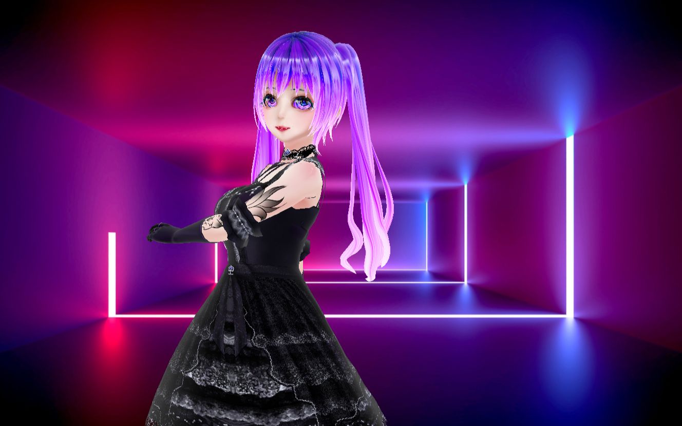 虚拟人物在线直播二次元3d虚拟主播模型