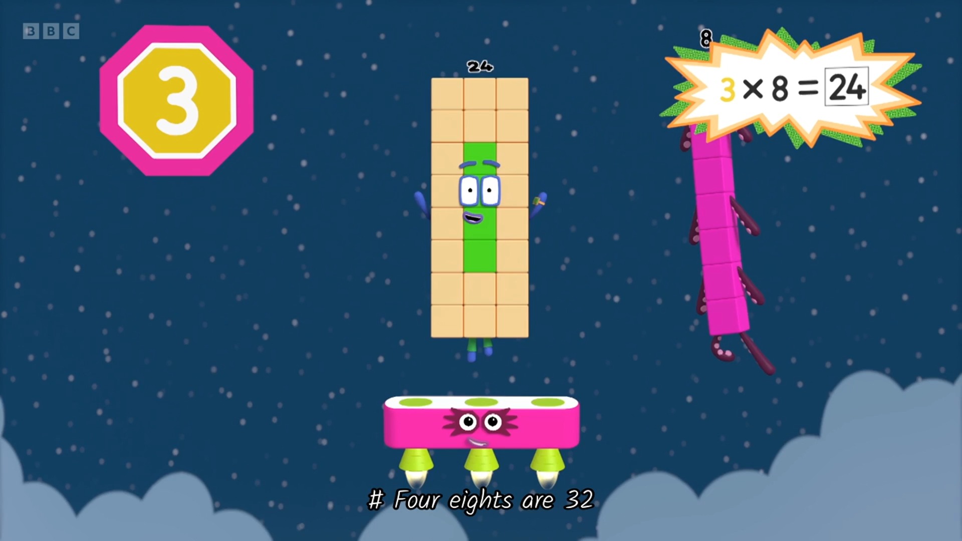 [图]Numberblocks, Series 7, 11.Super Eights Assemble