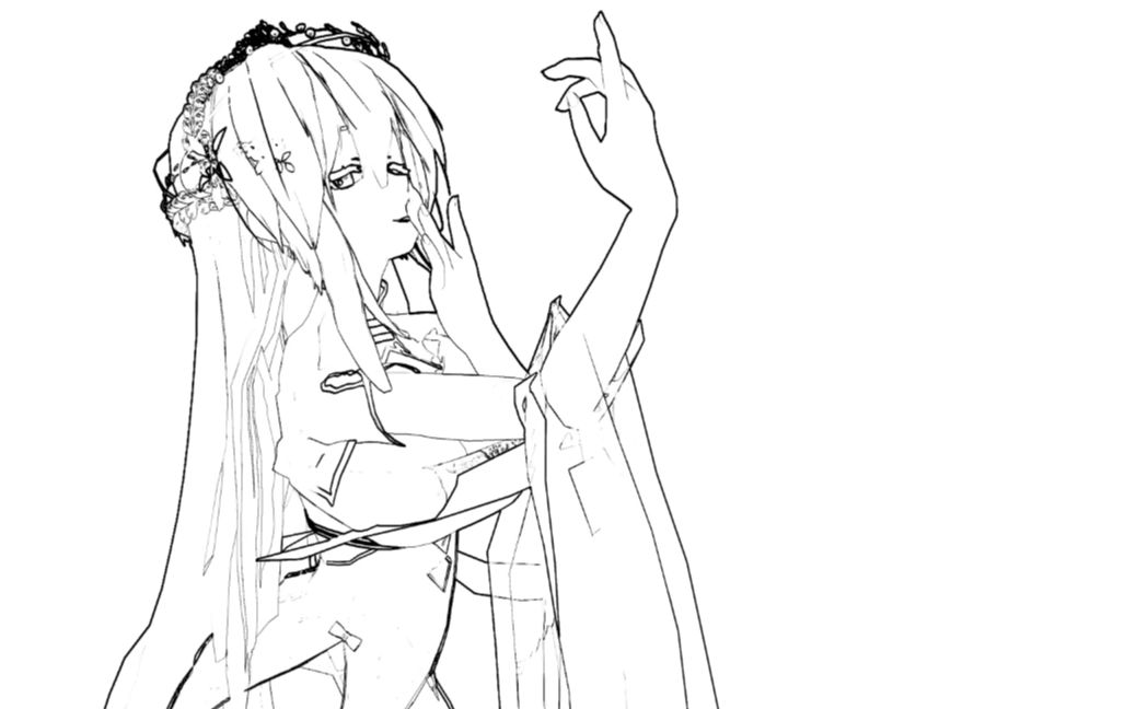 【mmd/第四个了】弱音你怎么穿了光辉的衣服?