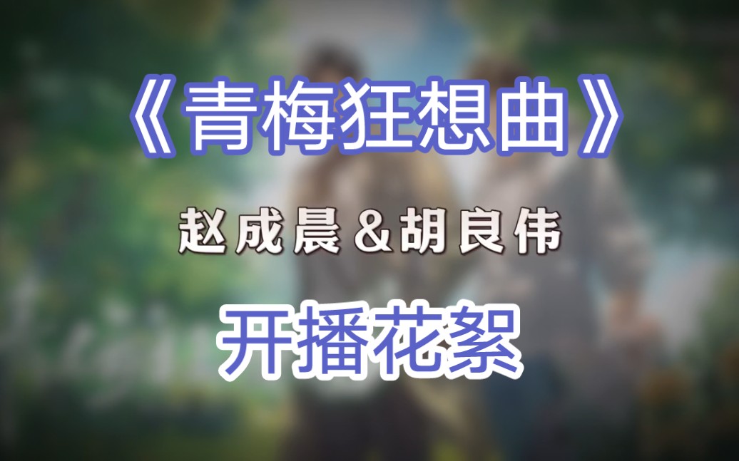 【赵成晨&胡良伟】(青梅狂想曲)开播花絮哔哩哔哩bilibili