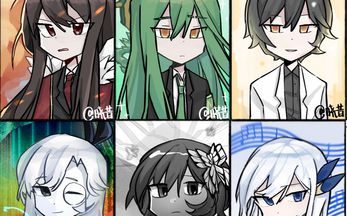 【废墟图书馆】画六个月计人(含异常拟人)_哔哩哔哩_bilibili