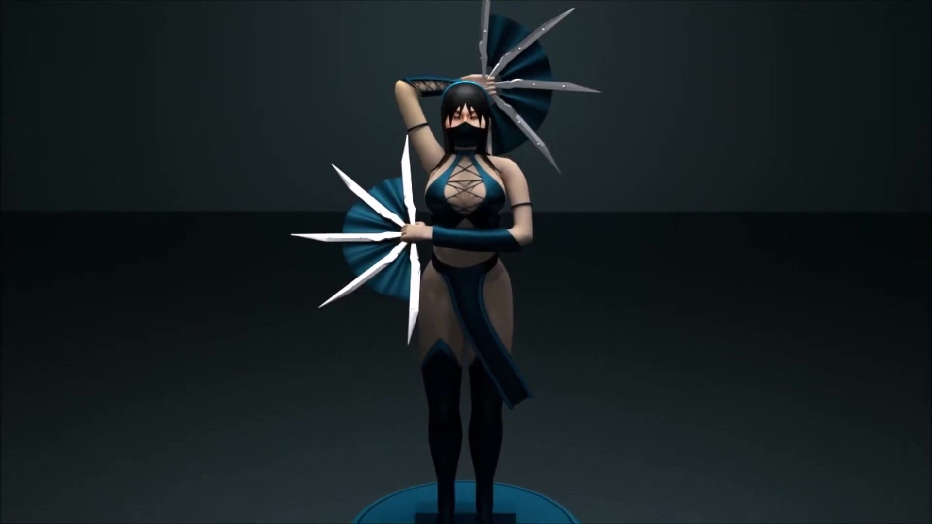 Kitana——真人快打女性角色(3D模型)哔哩哔哩bilibili