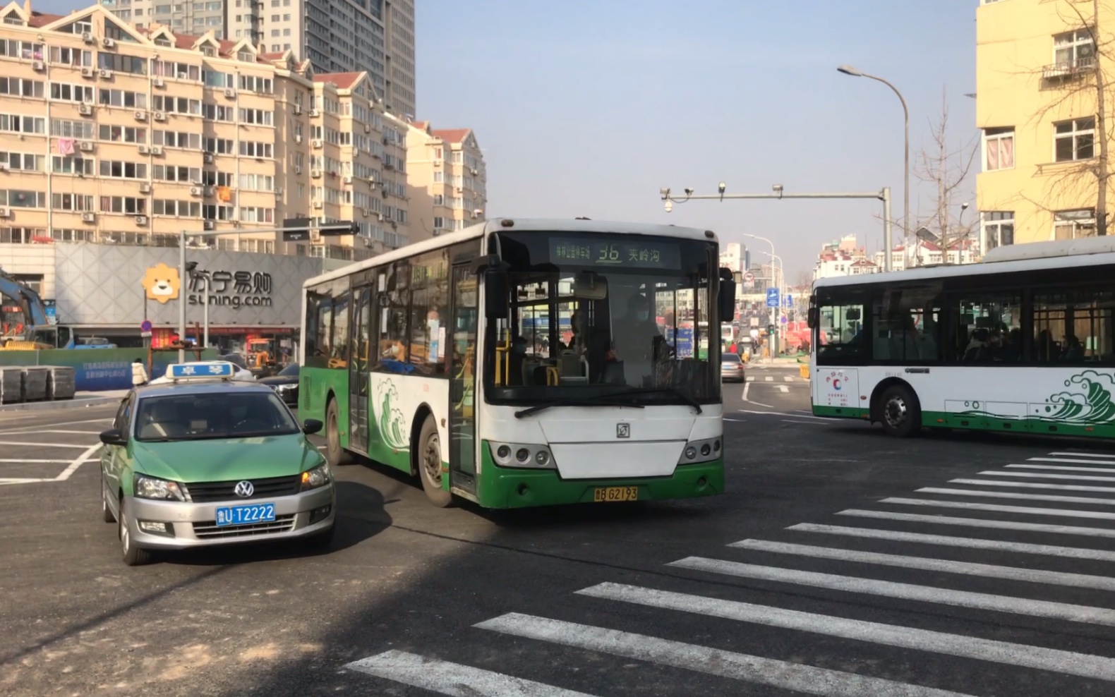 青岛最后的申沃方块36路swb6106mg行走纪实