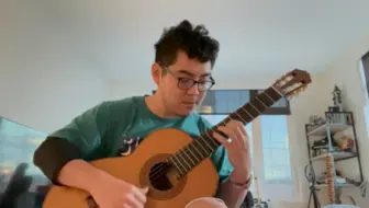 刚借到琴的老开心的我 之 Asturias