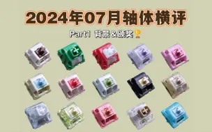 Download Video: 【自费无广】2024年07月58款轴体横评｜浓缩颁奖版