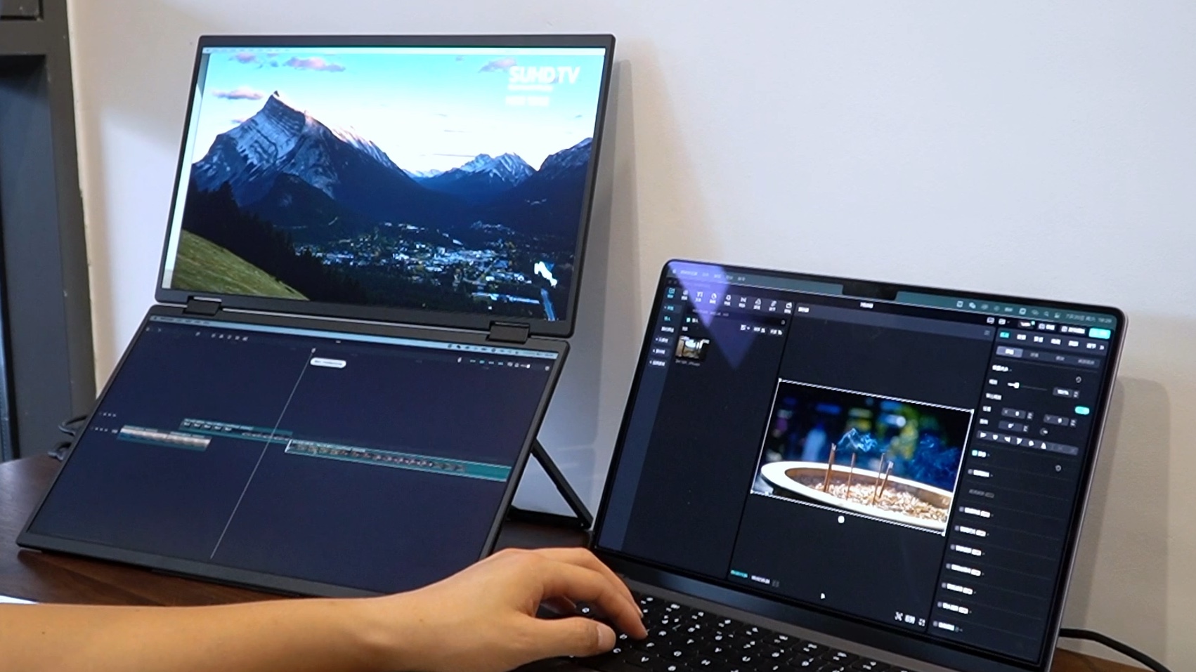雕塑家mf156la折叠双屏显示器测评